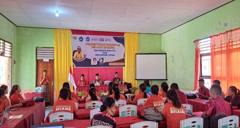 Pembentukan Perdana Komunitas Belajar SMA Negeri Benlutu