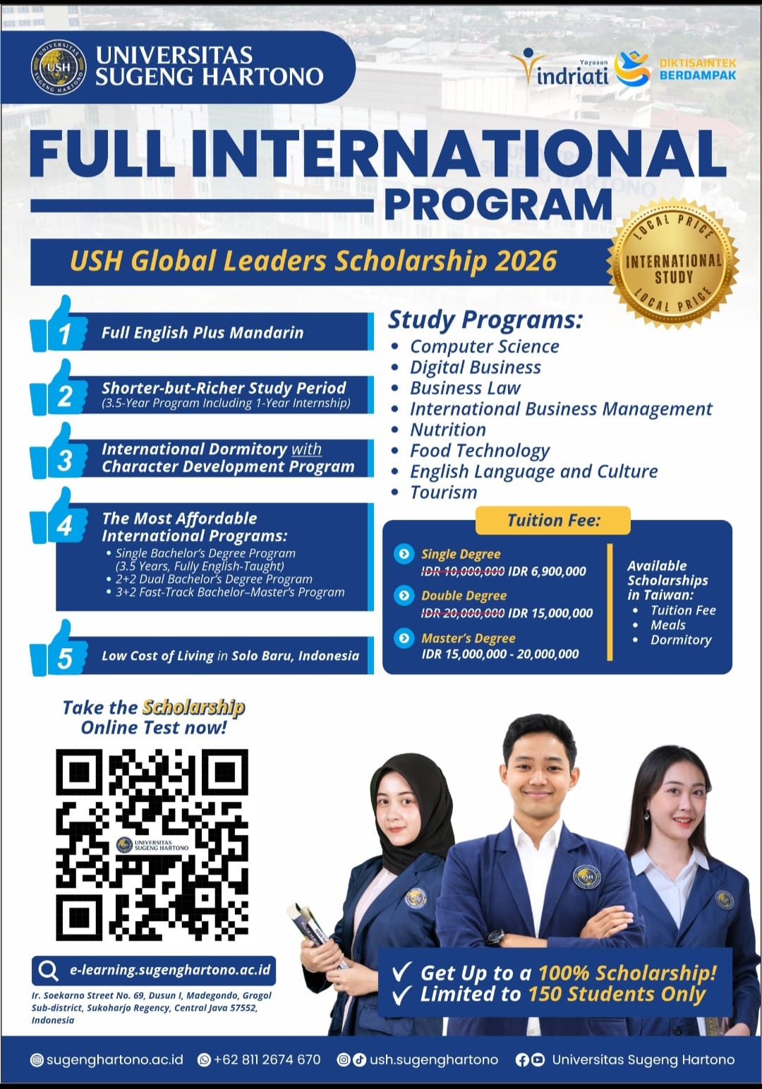 Bergabung bersama Universitas Sugeng Hartono Solo