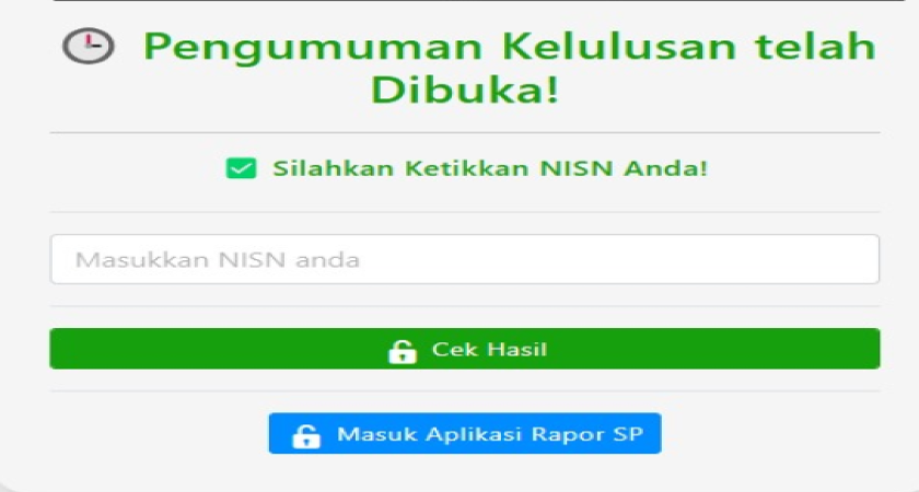Pengumuman Kelulusan SMA Negeri Benlutu Tahun Pelajaran 2024/2025 Resmi Diumumkan Secara Online